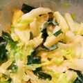 てとりすさん's cooksnap of when they made 簡単！白菜のピリ辛ホットサラダ.
