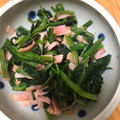 クック6E1ZGB☆'s cooksnap of when they made ほうれん草とベーコンの和風炒め.