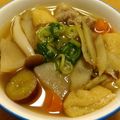 creeeampan's cooksnap of when they made さつま芋と鶏肉の醤油汁.