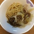 のっぽぽぽ's cooksnap of when they made みそ味を使って きのこ鍋煮込みラーメン.