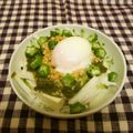 龍青空ママ's cooksnap of when they made 豆腐の上に乗せちゃって〜♪.