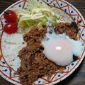 ごんべい君's cooksnap of when they made ナスと挽肉のカフェ風★どんぶり.