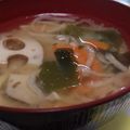 あゆたっくん's cooksnap of when they made 切干大根入りのみそ汁.