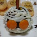 もこもこtrain's cooksnap of when they made ハロウィンケーキポップフランケン&ミイラ.