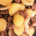 ゆかたす。's cooksnap of when they made そぼろ肉じゃが.