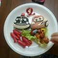 和英ママ's cooksnap of when they made キャラ弁☆カーズ.