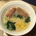 豆葉月's cooksnap of when they made ウィンナーとコーンの洋風楽なべ.