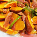 ねぞろ's cooksnap of when they made ウインナーとかぼちゃのレンジ炒め.
