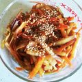 しむかっぷ's cooksnap of when they made 簡単❁大根の皮・キャベツの芯・人参金平❁.