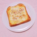 まあまま☆0403's cooksnap of when they made 醤油を少々★チーズアーモンドトースト★.