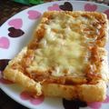ayureo's cooksnap of when they made 新たまねぎ味噌de油揚げピザ☆彡.