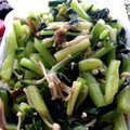 えりえる☆'s cooksnap of when they made 簡単 かぶの葉 さっぱり梅和え おひたし.