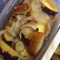 9ma9ma's cooksnap of when they made レンジ時短！さつまいもとしめじの甘辛炒め.