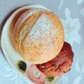 ち☆いた's cooksnap of when they made 自家製酵母のパン種使用でバジルパン.