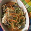 katuokonbu's cooksnap of when they made 骨まで食べられる！さんま南蛮漬け～圧力鍋.
