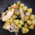 クックANLLO1☆'s cooksnap of when they made 新じゃがと鶏肉のハチミツレモンソース.