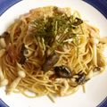 pepemoon's cooksnap of when they made たっぷりきのこの和風スパ*レモン風味.