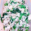 鈴子☆'s cooksnap of when they made 簡単離乳食★かぶの葉の赤ちゃん白和え.