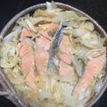 yummy♪♪'s cooksnap of when they made 家庭の味＊鮭のちゃんちゃん焼き.