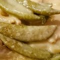 れそそ's cooksnap of when they made スナップエンドウとモモ肉のホワイト煮.