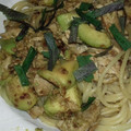karo55's cooksnap of when they made 鮭とアボカドの和風パスタ.