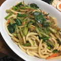 PhJ's cooksnap of when they made オイソースで♪旨みたっぷり焼きうどん.