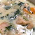 ♡かめちゃん♡'s cooksnap of when they made 鶏肉とたっぷりほうれん草のクリーム煮.