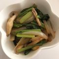 まゆまルイ's cooksnap of when they made 小松菜と新玉ねぎ＆椎茸味噌バター炒め.