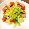 puti0612's cooksnap of when they made 簡単！キャベツとウインナー炒め.
