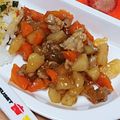 こまっぷ's cooksnap of when they made １歳 離乳食 肉じゃが 簡単 取り分け.