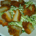たべたべこ's cooksnap of when they made レタス大量消費！唐揚げリメイクサラダ♡.