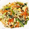 ブースケの嫁's cooksnap of when they made フライパンひとつ なっとう野菜いため.