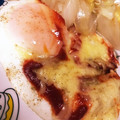 こにゆち's cooksnap of when they made 目玉焼き。の、ピザみたいなやーつ。.