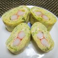ジョングレ's cooksnap of when they made 冷めても美味しいカニカマの彩り卵焼き♡.