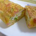かばおとうさこ's cooksnap of when they made カニかま＆ねぎ入り　だし巻き卵.