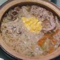 015♪'s cooksnap of when they made ふわふわ卵ときのこの楽なべ.