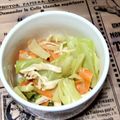mocha03's cooksnap of when they made 鶏胸とキャベツの胡麻ダレ棒々鶏風.
