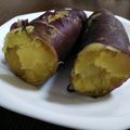 ＊＊りなmama＊＊'s cooksnap of when they made レンジで簡単！しっとり蒸し焼き芋.