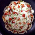 龍海優星's cooksnap of when they made 簡単☆餃子の皮ピザ.