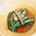 もんたろう先生's cooksnap of when they made インゲンをごま油で、ちょっと中華風！.