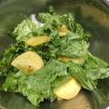 いかっち５'s cooksnap of when they made グリーンリーフと柿のサラダ.