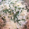 卵せんべい's cooksnap of when they made ニラともやしのスープ風玉子とじ.