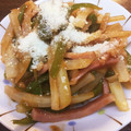卵せんべい's cooksnap of when they made 大根の皮のナポリタン風＊.