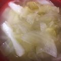 にゃんこりんご's cooksnap of when they made 千切りキャベツのコンソメスープ.