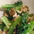 たばりんご's cooksnap of when they made ＊簡単＊副菜＊小松菜とツナの搾菜ナムル.