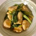 ひろ〜ん's cooksnap of when they made 鶏むね肉の酢炒め♪簡単小松菜と.