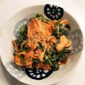 みほってぃ's cooksnap of when they made 【作り置き】人参ほうれん草のピーナツ味噌.