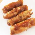 LA☆MU's cooksnap of when they made リメイク☆きんぴらごぼうのﾏﾖ醤油肉巻き.