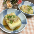 yuminan47k's cooksnap of when they made 超簡単！めんつゆで居酒屋風の揚げだし豆腐.