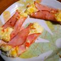 くうううう's cooksnap of when they made お弁当のおかず♪ハムポテ焼き.